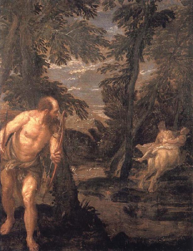 VERONESE (Paolo Caliari) Hercules,Deianira and the centaur Nessus,late Work China oil painting art